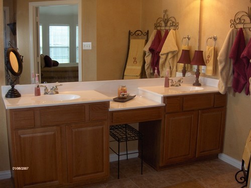 Master Bath with his and hers vanities
